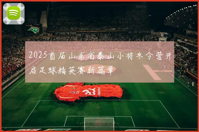 2025首届山东省泰山小将冬令营开启足球精英赛新篇章